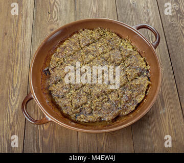 Gebackene kibbeh Stockfoto