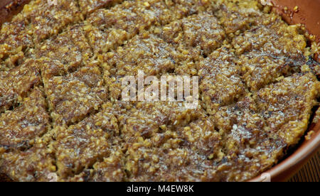 Gebackene kibbeh Stockfoto