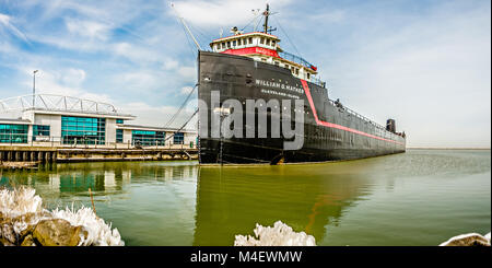 Cleveland Ohio Stadtbild Blick und Umgebung Stockfoto