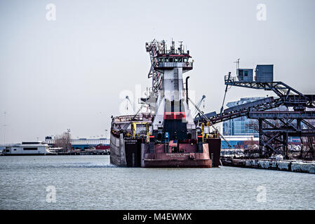 Cleveland Ohio Stadtbild Blick und Umgebung Stockfoto