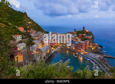 Vernazza, Cinque Terre - Italien Stockfoto