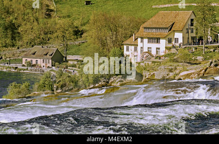 Rheinfall Neuhausen in der Nähe von Schaffhausen, Schweiz Stockfoto