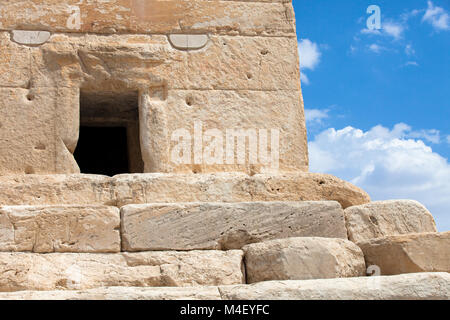 Cyrus Mausoleum, Pasargadae, Iran Stockfoto