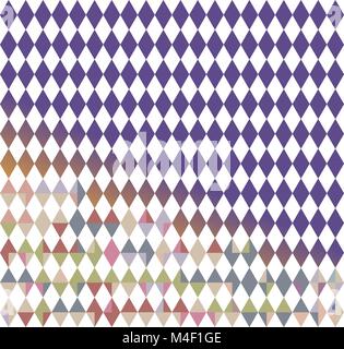 Multi-farbige geometrische Muster in Gradient UV-Farbe Trend 2018. Vector Illustration. Stock Vektor