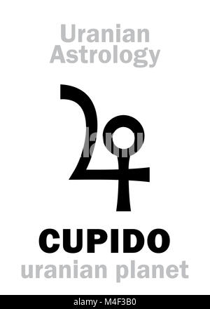 Astrologie: CUPIDO (Uranisch Planet) Stockfoto