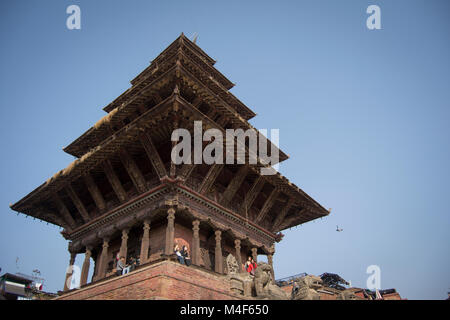 Durbar Square in Bakhtapur, Nepal Stockfoto