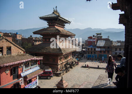 Durbar Square in Bakhtapur, Nepal Stockfoto