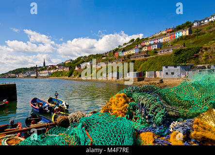 Küstenfischerei Boote im Fischereihafen an der Pilot Boat Quay, Cobh, County Cork, Irland Stockfoto