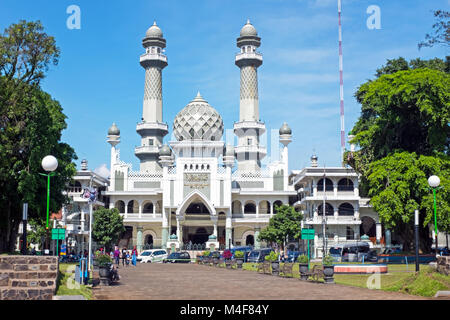 Moschee Masjid Agung Malang in Malang Java Indonesien Stockfoto