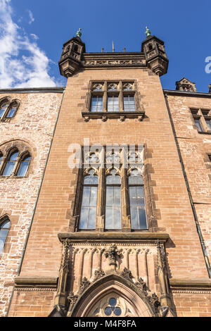 Das Schloss Wernigerode im Harz Stockfoto