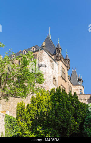 Schloß in Wernigerode in Deutschland Stockfoto