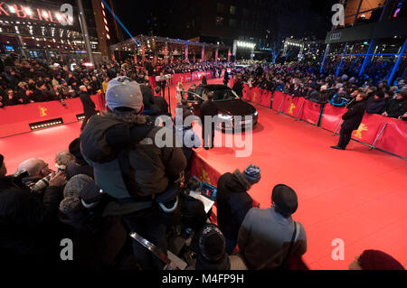 Berlin, Deutschland. 15. Februar, 2018. Festival Eröffnung mit der "Isle of Dogs" Premiere auf der 68. Internationalen Filmfestspiele Berlin/Berlinale 2018 Berlinale Palast am 15. Februar in Berlin, Deutschland. Credit: Geisler-Fotopress/Alamy leben Nachrichten Stockfoto