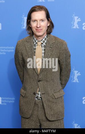 Wes Anderson während der "Isle of Dogs" fotoshooting an der 68. Internationalen Filmfestspiele Berlin/Berlinale 2018 im Hotel Grand Hyatt am 15. Februar in Berlin, Deutschland. | Verwendung weltweit/picture Alliance Stockfoto