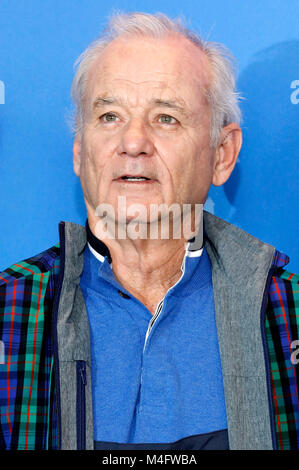 Bill Murray während der "Isle of Dogs" fotoshooting an der 68. Internationalen Filmfestspiele Berlin/Berlinale 2018 im Hotel Grand Hyatt am 15. Februar in Berlin, Deutschland. Stockfoto