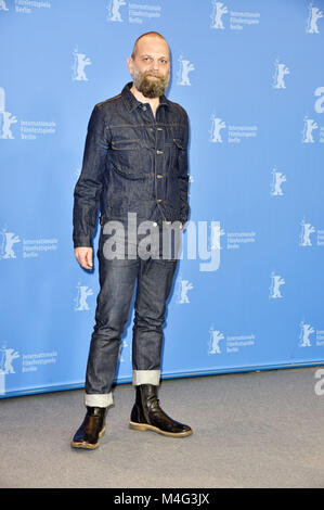 Berlin, Deutschland. 16 Feb, 2018. Wolfgang Fischer während der 'Styx' Fotoshooting an der 68. Internationalen Filmfestspiele Berlin/Berlinale 2018 am 16. Februar 2018 in Berlin, Deutschland. | Verwendung weltweit Quelle: dpa/Alamy leben Nachrichten Stockfoto