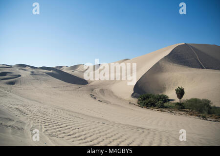 La Huacachina Oasis in ICA-Wüste in Peru Stockfoto