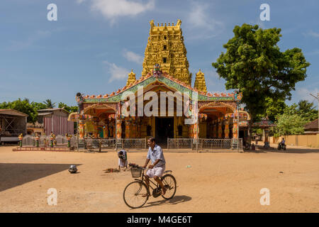 Asien, Sri Lanka, jaffna, Nallur Kandaswamy Tempel Stockfoto