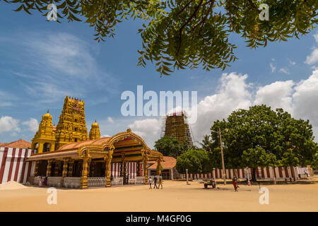 Asien, Sri Lanka, jaffna, Nallur Kandaswamy Tempel Stockfoto