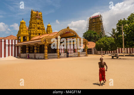 Asien, Sri Lanka, jaffna, Nallur Kandaswamy Tempel Stockfoto