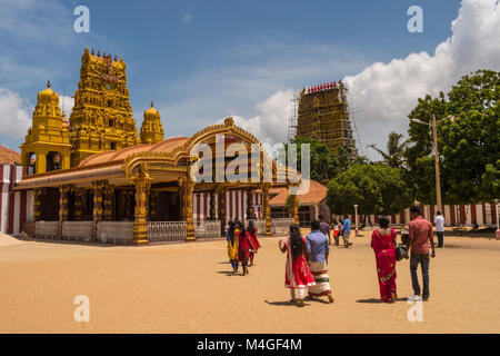 Asien, Sri Lanka, jaffna, Nallur Kandaswamy Tempel Stockfoto