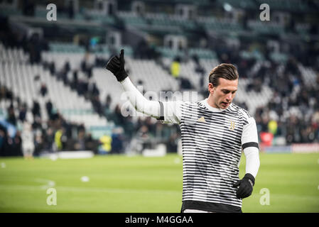 Federico Bernardeschi (Juventus FC) während der Champions League Spiel FC Juventus vs Tottenham Hotspurs FC. Endstand war 2-2 im Stadion von Juventus, T Stockfoto