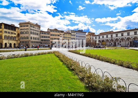 Florenz, Italien, 19. SEPTEMBER 2017: Piazza di Santa Maria Novella. Stockfoto