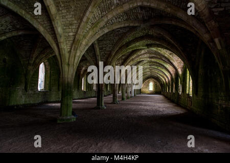 Fountains Abbey Stockfoto