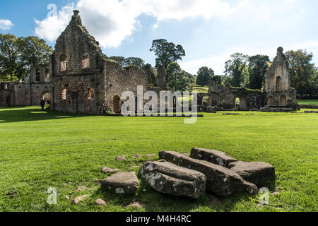 Fountains Abbey Stockfoto