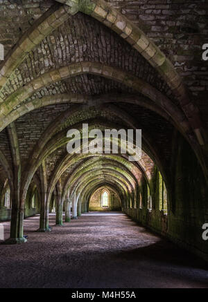 Fountains Abbey Stockfoto