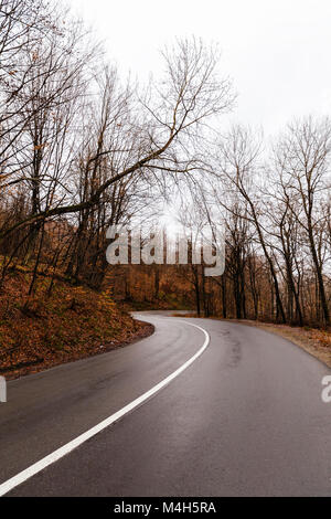 Ein Berg Straße durch das Apuseni Gebirge in Rumänien Stockfoto