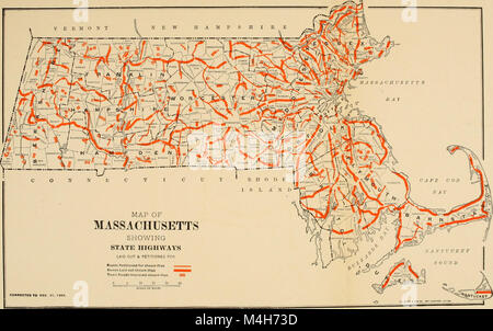 Jahresbericht des Massachusetts Highway Kommission (1909) (14753507034) Stockfoto