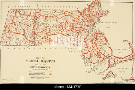 Jahresbericht des Massachusetts Highway Kommission (1912) (14753576701) Stockfoto