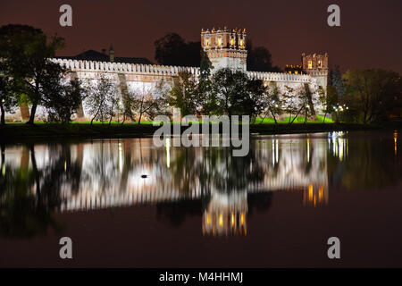 Novodevichiy Convent in Moskau, Russland Stockfoto