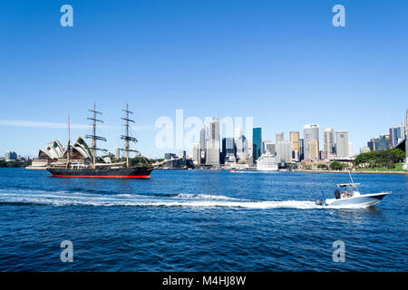 Piratenüberfall auf Sydney Stockfoto