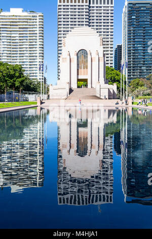 WWI-memorial in Sydney Stockfoto