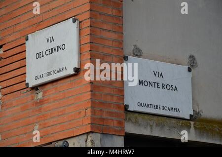 Scampia an der nördlichen Peripherie von Neapel (Italien) Stockfoto