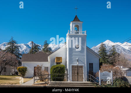 Die historischen Pioneer Memorial United Methodist Church in der Unabhängigkeit, Kalifornien. Stockfoto