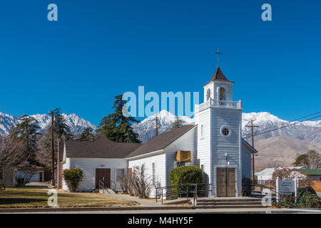 Die historischen Pioneer Memorial United Methodist Church in der Unabhängigkeit, Kalifornien. Stockfoto