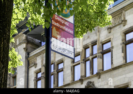 Stop Münster, Münster, Nordrhein-Westfalen, Deutschland Stockfoto