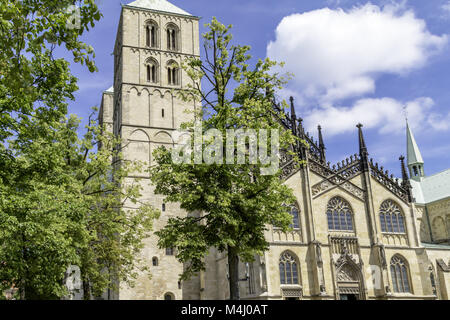 St. Paulus Dom, Münster, Nordrhein-Westfalen, Deutschland Stockfoto