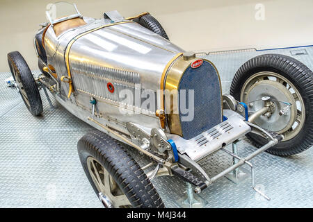 Bugatti 51 Rennwagen von 1931, Nationales Technisches Museum, Prag, Tschechische Republik Stockfoto