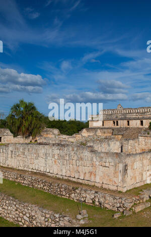 Majestic Kabah Ruinen, Mexiko. Der Ka'bah Ruinen wurden ein Schiffswrack in der navassa Region in der Karibik. Stockfoto