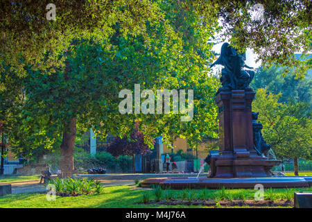 Cerro Santa Lucia in Santiago. Stockfoto