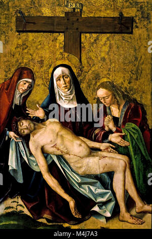 Pieta 1480 von Pedro Berruguete 1450-1504, Spanien, Spanisch, Stockfoto