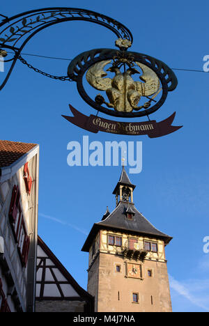 Marbach am Neckar, Baden-Württemberg, Deutschland, Europa Stockfoto