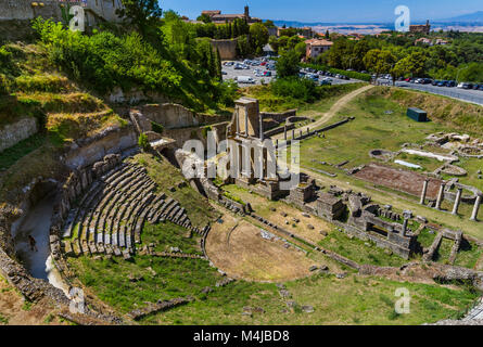 Volterra mittelalterliche Stadt in der Toskana Italien Stockfoto