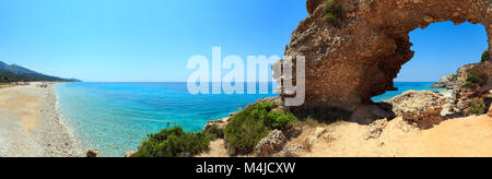 Drymades Strand, Albanien. Stockfoto