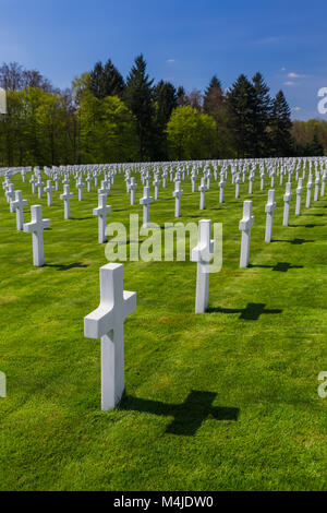 American Memorial Cemetery des Zweiten Weltkrieges in Luxemburg Stockfoto