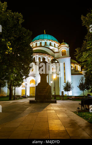 St. Sava Kathedrale - Belgrad - Serbien Stockfoto