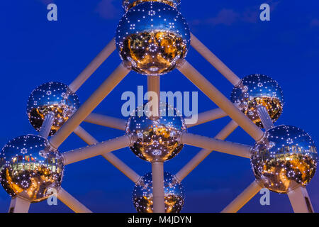 Atomium in Brüssel Belgien Stockfoto